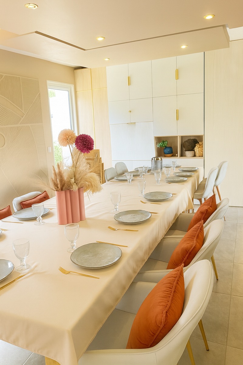 salle à manger salon maison plain pied