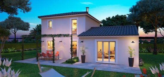 Plan de maison Surface terrain 108 m2 - 8 pièces - 4  chambres -  sans garage 