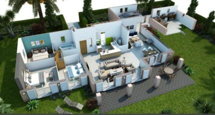 Amandier 77 m² Design 5129-3799modele9201510228TxCa.jpeg - PCA Maisons