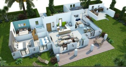 Amandier 120 m² Design 6700-3799modele8201510225rNly.jpeg - PCA Maisons