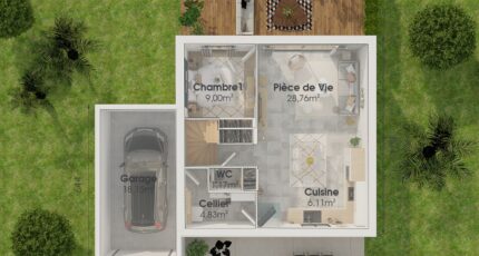 Etage GA 4 ch Design 31145-4586modele720210624IA22q.jpeg - PCA Maisons