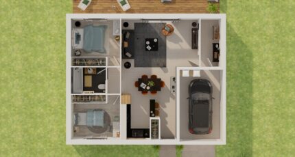 Plain-pied GI 2 ch Design 31956-4586modele920210624QdCld.jpeg - PCA Maisons