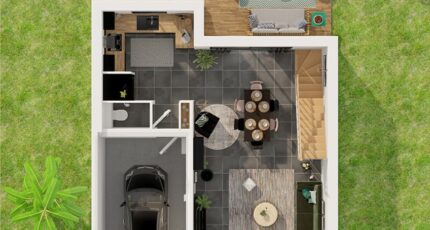 Etage GI 4 ch - GARAGE SUITE PARENTALE 32206-4586modele10202106244NQhe.jpeg - PCA Maisons