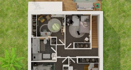 Etage GI 4 ch - GARAGE SUITE PARENTALE 32206-4586modele720210624sdTQE.jpeg - PCA Maisons